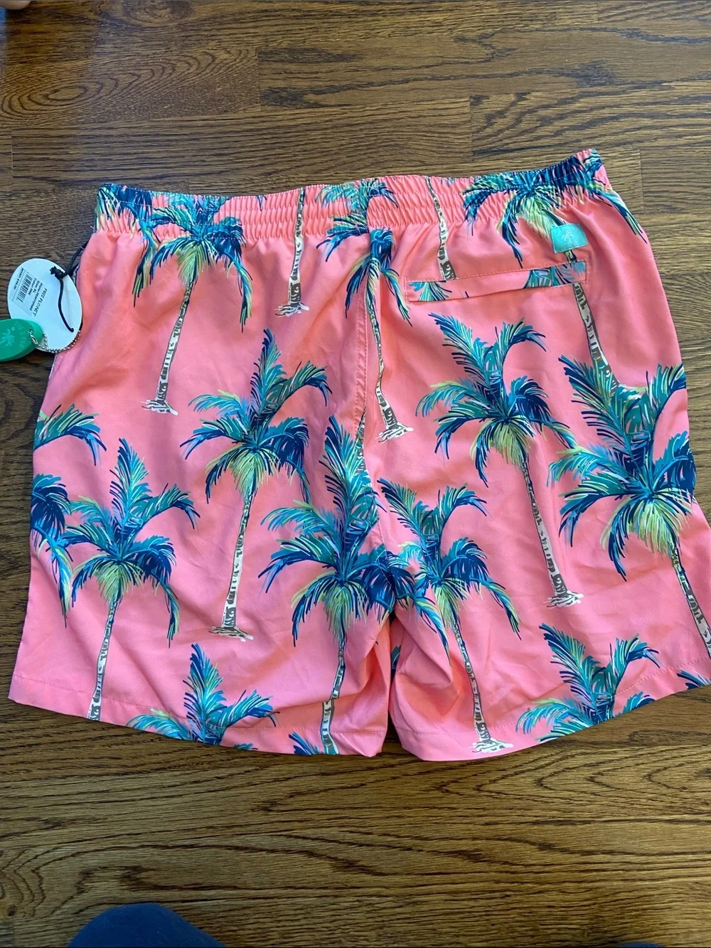 Free‎ Planet Coral Palm Print Swim Trunks XLarge, NWT, Beach, Swimwear, Tropical